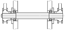 Arbres rotatifs - Épaulement aux deux extrémités, filetage à une extrémité:Affichage d'image associés