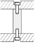 Montants hexagonaux/Taraudage aux deux extrémités, dimension L configurable:Affichage d'image associés