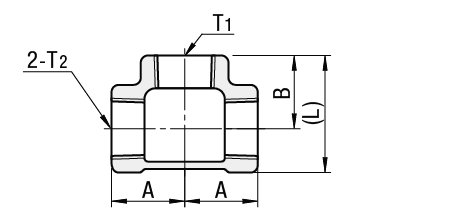 Raccords de tuyaux basse pression - Réducteur en T:Affichage d'image associés