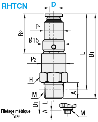 Joints rotatifs hauts - Connecteur droit:Affichage d'image associés