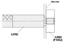 Dispositifs de contrôle - Broche longue à épaulement simple et fileté à une extrémité:Affichage d'image associés