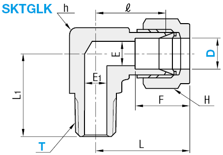 Raccords de tuyaux en acier inoxydable - Coude, 90°, extrémité filetée, raccord union:Affichage d'image associés