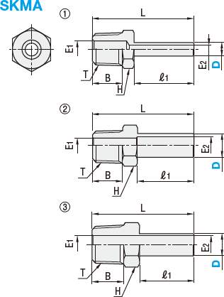 Raccords de tuyaux en acier inoxydable - Adaptateur fileté:Affichage d'image associés