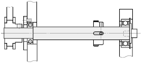 Arbres rotatifs/Épaulement à une extrémité/taraudé à une extrémité:Affichage d'image associés