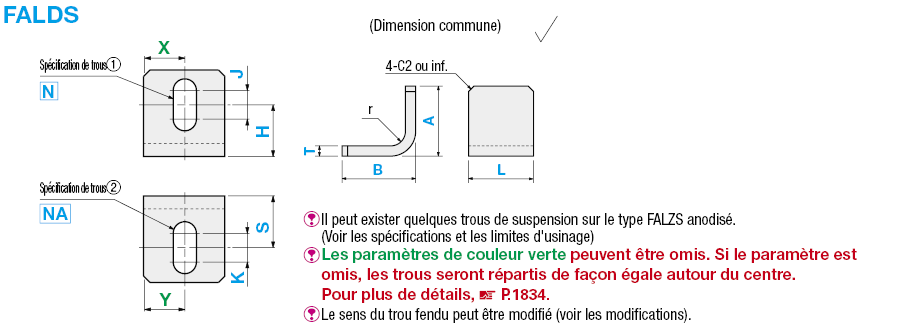 Plaques de montage en tôle en L, supports:Affichage d'image associés