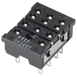 Produits en option pour utilisation courante des relais : Douilles PYF14A-V(100VAC)