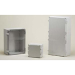 Boîte en polycarbonate étanche à l'eau / aux poussières à ouverture / fermeture, série WPCP WPCP404013T