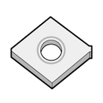 Forme diamant 80° / négatif CBN diamant CNGA