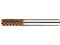 TSC series carbide high-helical end mill (cutting edge deflection accuracy of 5 μm or less)