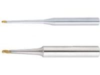 TSC series carbide tapered neck ball end mill, 3-flute / tapered neck model TSC-BEM3PB0.5-3-15