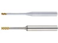 TSC series carbide long neck radius end mill, 2-flute, 45° spiral / long neck model TSC-CR-HEM3LB3-20-R0.5