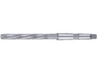 High-Speed Steel Spiral Machine Reamer, Right Blade with 12°Left Spiral, 0.01 mm Unit Designation