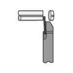 CoroCut 3, embout à tige pour soyage / rainurage