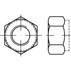 DIN 6924 Écrous hexagonaux à filet fin