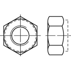 DIN 982 Écrous hexagonaux à filet fin