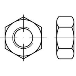 ISO 8673 Écrous hexagonaux à gauche à filet fin
