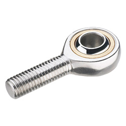 Ball joint heads with threaded bolt, Stainless Steel 648.6-6-M6-WK