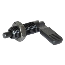 Cam action indexing plungers, Steel, without locking function