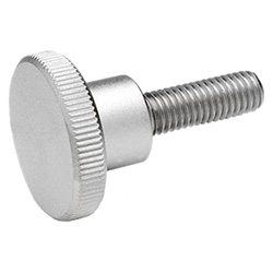 Knurled screws, Stainless Steel 464-M4-25-NI