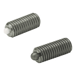 Spring plungers with bolt, Stainless Steel