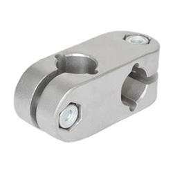 Stainless Steel-Two-way connector clamps