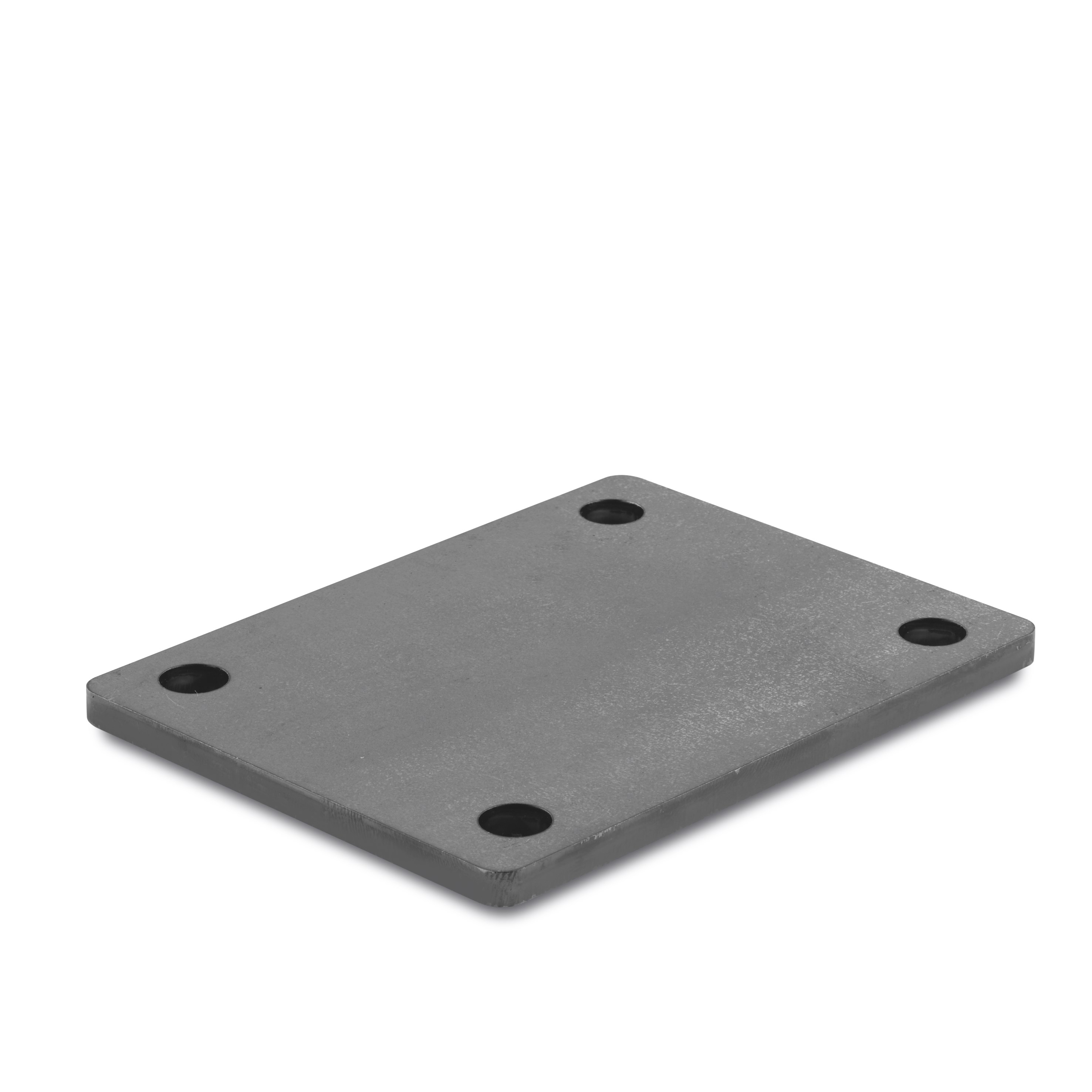 Mounting plates made of steel, galvanized