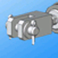 Rotule à encoche double pour CMK2, CMA2, CKV2, JSK2, JSM2, HCA