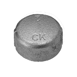 Raccords CK - raccord à vis pour tuyaux en fonte malléable - capuchon CA-20-B