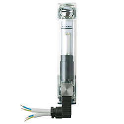 HCX-E-STL - Indicateurs de niveau à  colonne -avec capteur électrique de niveau MIN et sonde électrique de température technopolymère