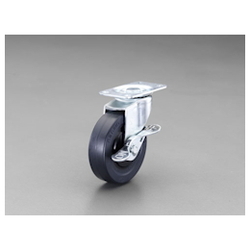 Roulettes avec frein (roulettes pivotantes) / Diamètre des roues × largeur : 75 × 20 mm
