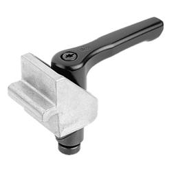 Goupille de serrage en acier ou acier inoxydable avec angle de serrage (K1505)