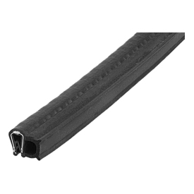 Profilés d’étanchéité et de protection d’arête des bords avec fil en acier intégré, forme D (K1368)