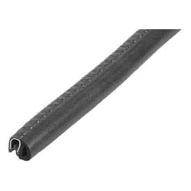 Profilés d’étanchéité et de protection d’arête des bords avec fil en acier intégré, forme F (K1368)