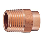 Joint de tuyau en cuivre, Joint de tuyau en cuivre pour approvisionnement en eau chaude, adaptateur à vis externe pour tuyaux en cuivre M154-12.70