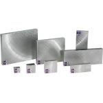 Plaques métalliques / surface fraisée, polie en rotation / dimensions au choix / en 1.0038 Equiv. SS6F-100-100-8