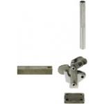 Dispositif de serrage rapide pour montage par soudage / plaque de fond (sens de serrage vertical / position de la poignée de serrage verticale)