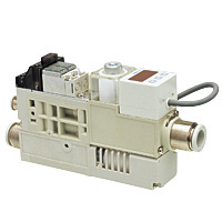 Générateur de vide avec capteur de pression série VQ VQT20C-00S-D24-NW