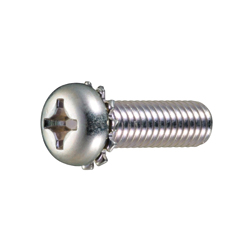 Vis à tête cylindrique cruciforme (rondelle à denture extérieure) avec rondelle à denture extérieure intégrée CSPPNS2-BRN-M4-10