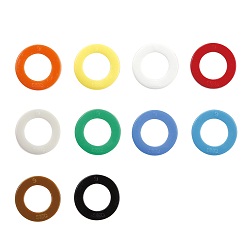 KQ2C, Raccords instantanés de couleur blanche - Coiffe de couleur KQ2C-08GRB