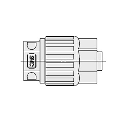 Raccords de tuyauterie en fluoropolymère Hyper raccord série LQ3, bouchon de tube en option LQ3-6P25-2