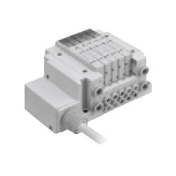 Électrovalves à 5 voies / compatibles avec les lignes, SY3000/5000/7000 Bloc de distribution
