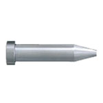 Tiges noyau / cylindriques / avec tête / HSS, acier à outils / D, L 0,01mm / forme du front sélectionnable