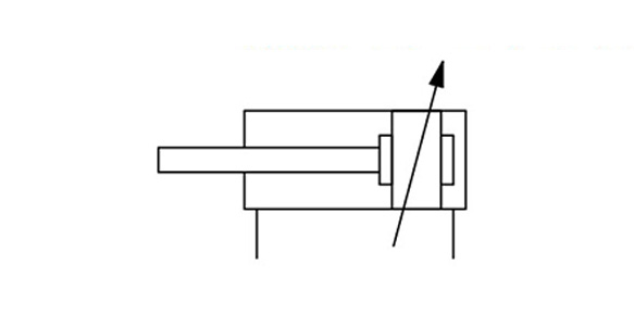 Symbole JIS des vérins pneumatiques à double effet de la Série CS2