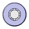 Douille hexalobée