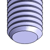 Extrémité plate