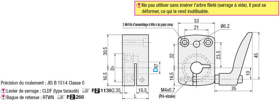 Plaques de fixation - Pour indicateur numérique de position compact avec levier:Affichage d'image associés