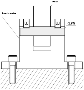 Axes d'articulation de précision - Avec deux méplats de vis de serrage/Coupe en D:Affichage d'image associés