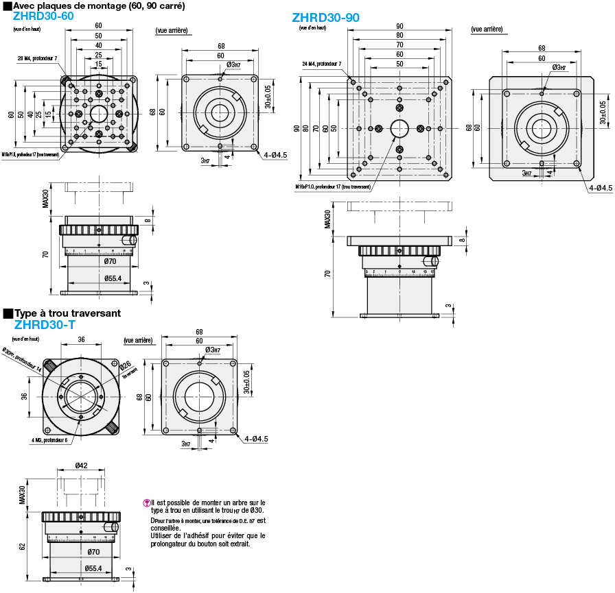 [Haute précision] table en Z - vis hélicoïdale:Affichage d'image associés