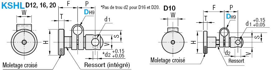 Fixation pour support de contrôle/avec ressort:Affichage d'image associés