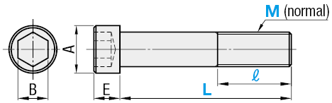 Vis d'assemblage à tête à six pans creux - Longueur configurable:Affichage d'image associés